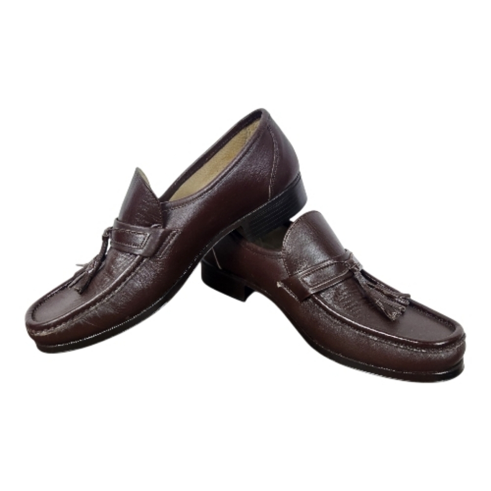 WEYENBERG Brown Tassel Loafers Women's Size 9-9.5, Mens Size 8. - Picture 3 of 8